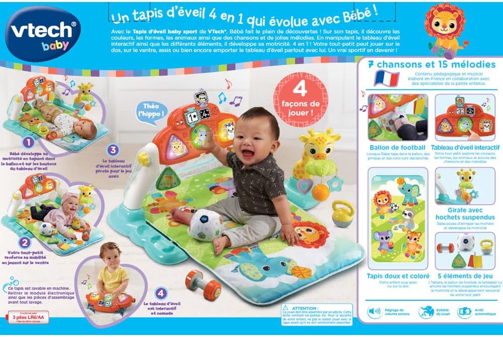 Vtech Baby Tapis D Eveil Baby Sport