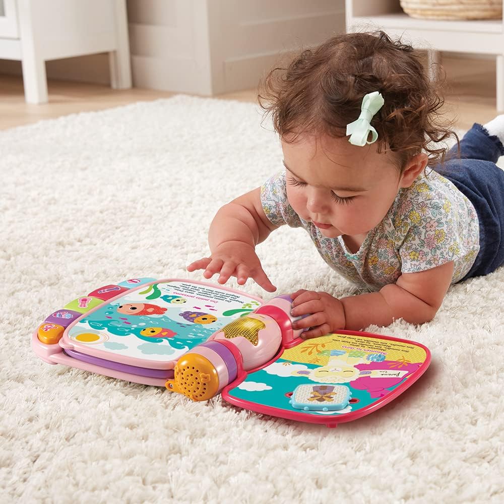 Vtech Super Livre Enchanté Des Baby Loulous Rose
