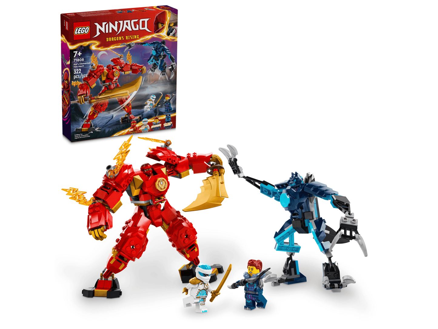 Lego Ninjago Kai's Elemental Fire Mech 71808 322 pcs 7+ - Wild Willy
