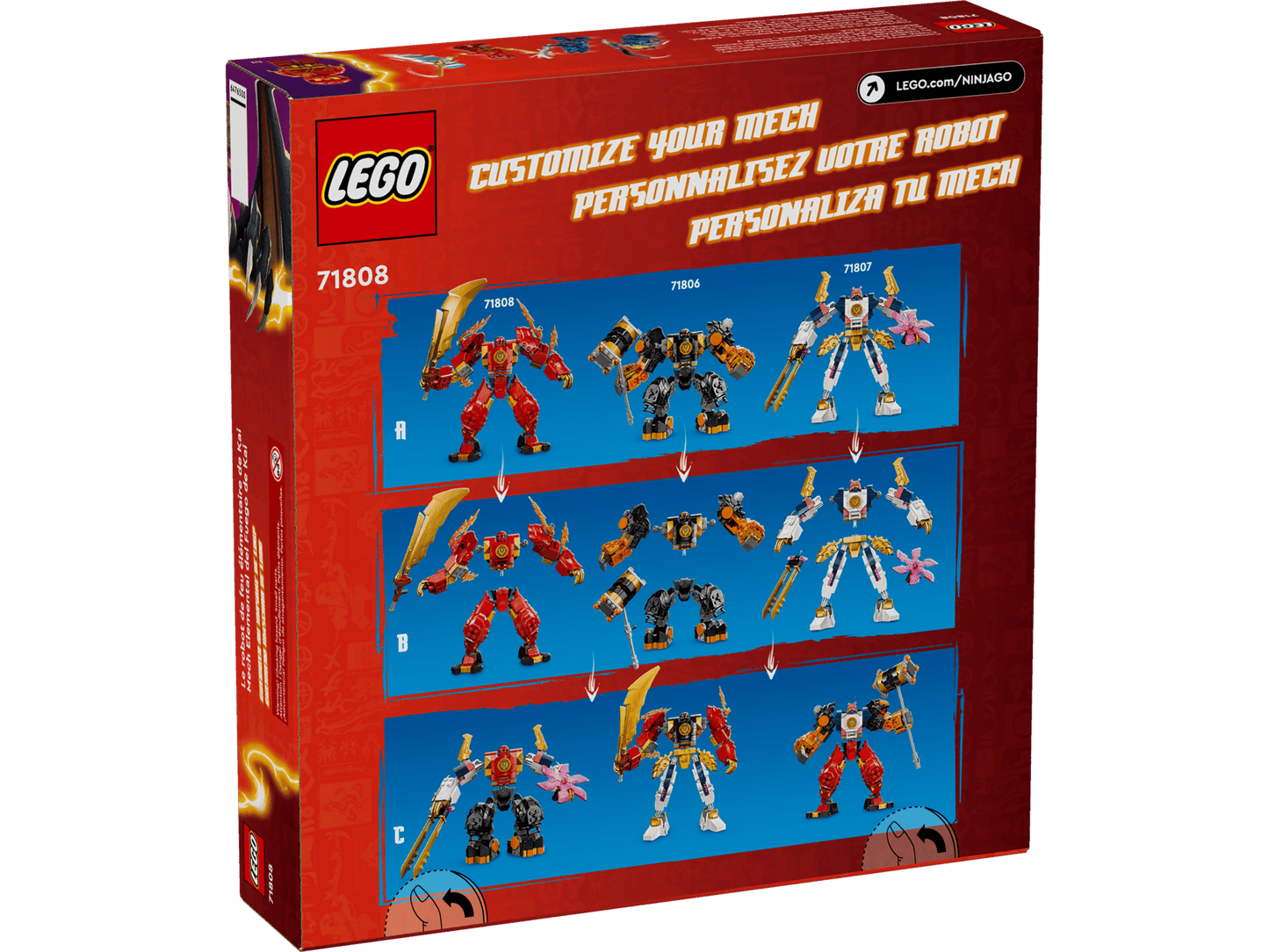 Lego Ninjago Kai's Elemental Fire Mech 71808 322 pcs 7+ - Wild Willy