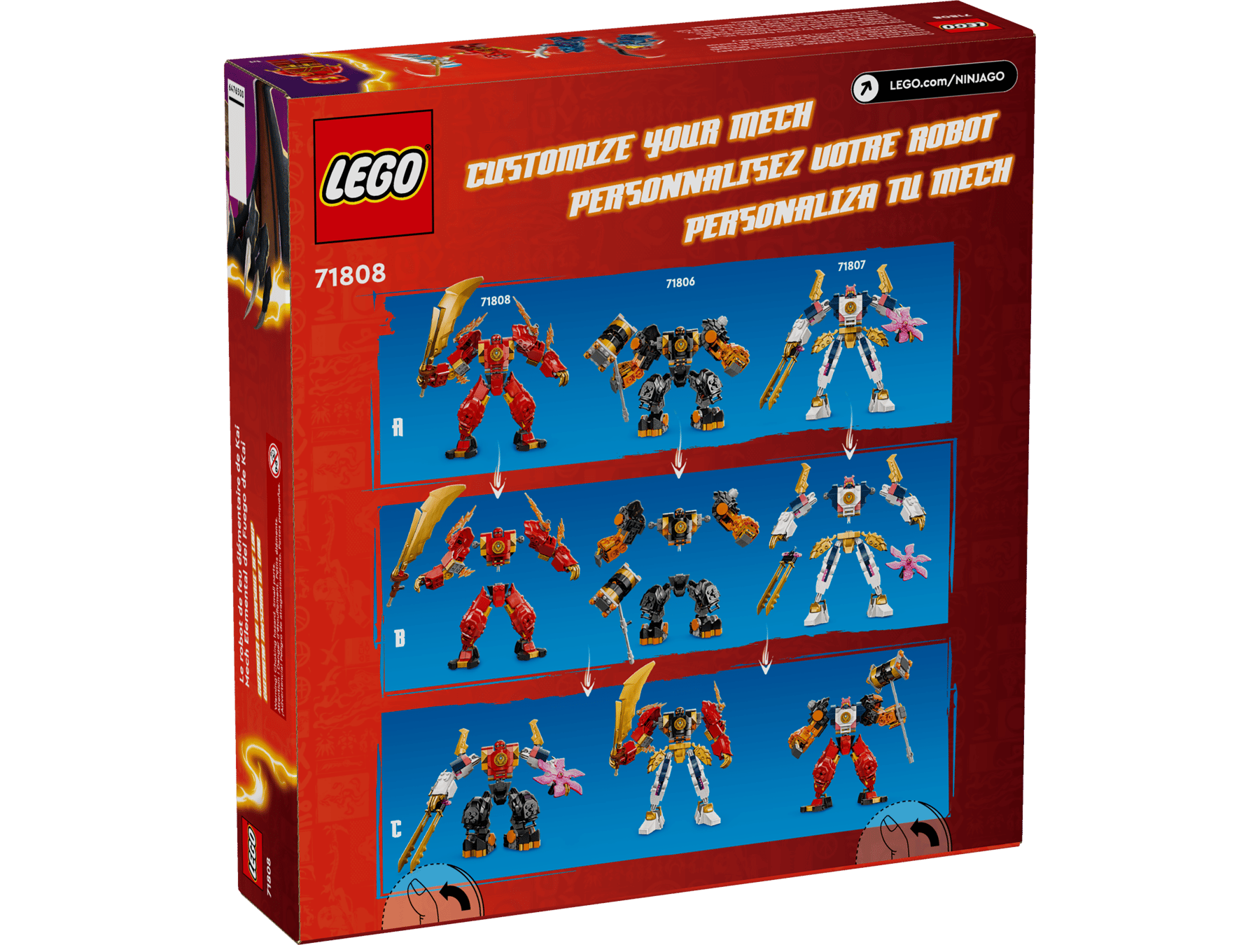 Lego Ninjago Kai's Elemental Fire Mech 71808 322 pcs 7+ - Wild Willy