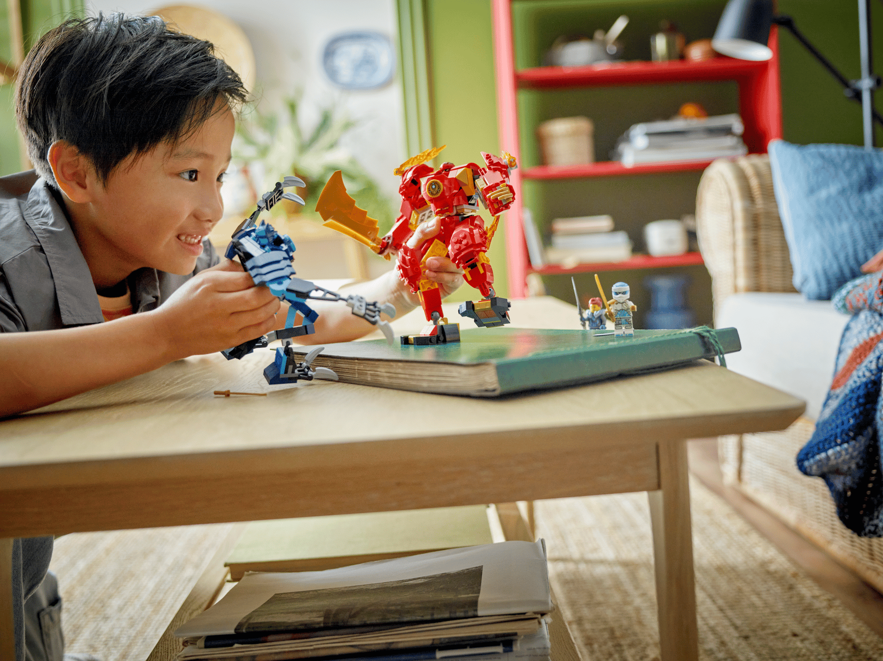 Lego Ninjago Kai's Elemental Fire Mech 71808 322 pcs 7+ - Wild Willy