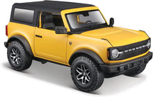 Maisto Ford Bronco 2021 Yellow 1:24 Diecast Model - Wild Willy