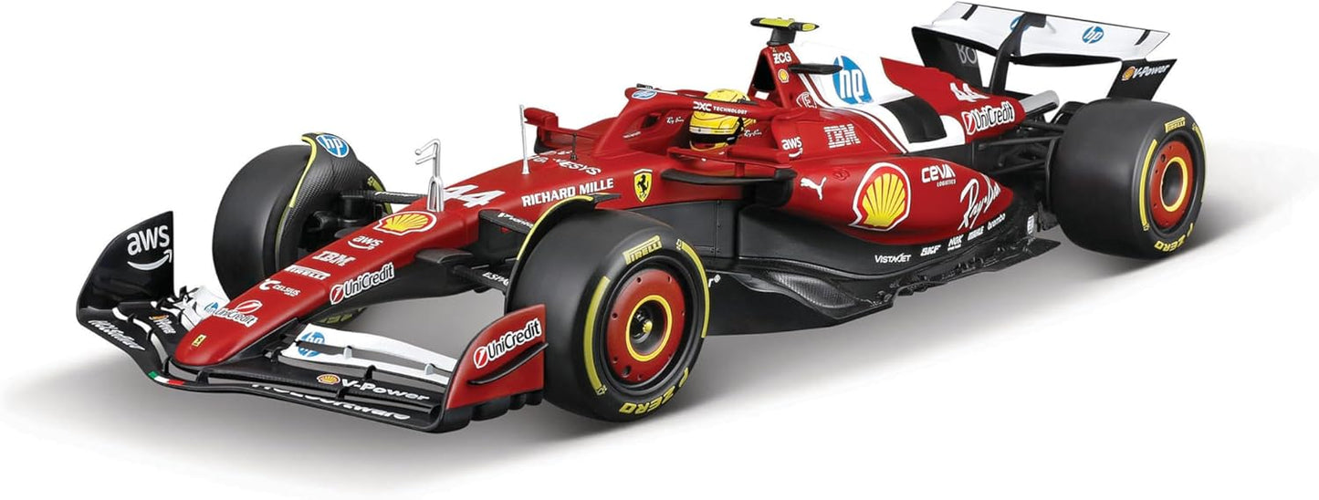 Bburago Ferrari SF-25 F1 2025 #44 L. Hamilton Diecast Model Car 1:18 - Wild Willy