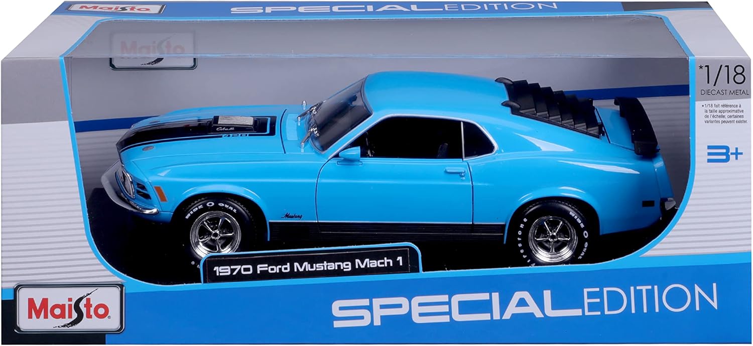 MAISTO Ford Mustang Mach 1 1:18 Diecast Model - Wild Willy
