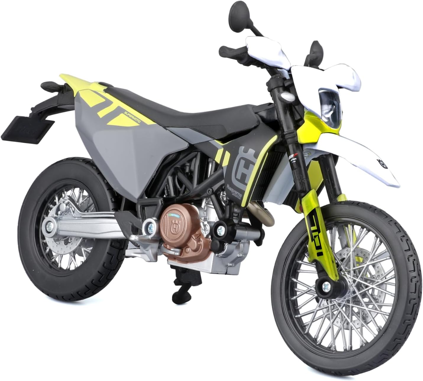 Maisto Husqvarna 701 Supermoto Die-Cast Motorcycle Model 1:12 - Wild Willy