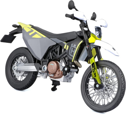 Maisto Husqvarna 701 Supermoto Die-Cast Motorcycle Model 1:12 - Wild Willy
