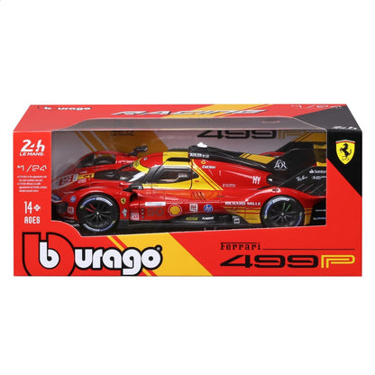 Bburago Signature Ferrari Racing 499P 24H Le Mans Champion 2024 - 1:18 Diecast Model - Wild Willy