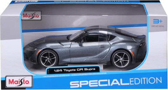 MAISTO Toyota Supra Gray 1:24 Diecast Model - Wild Willy