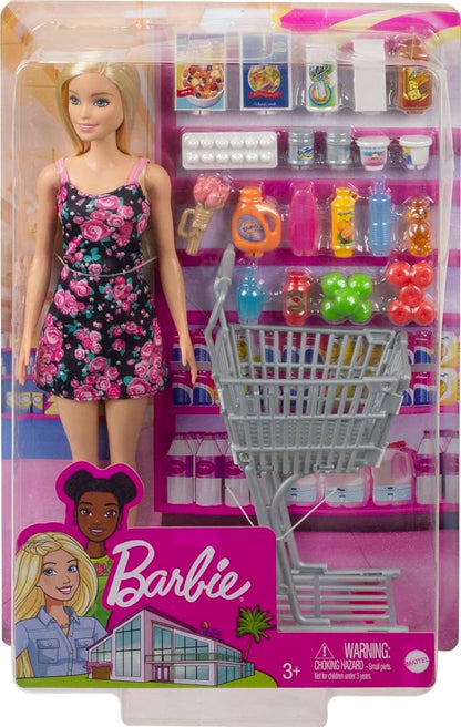 Barbie Grocery Shopping Fun