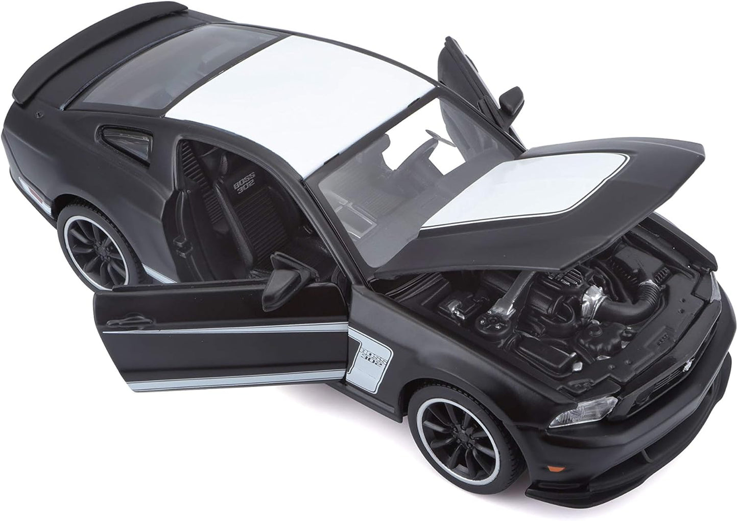 MAISTO Ford Mustang Boss 302 Black 1:24 Diecast Model - Wild Willy