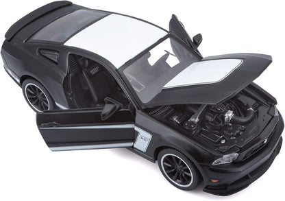 MAISTO Ford Mustang Boss 302 Black 1:24 Diecast Model - Wild Willy