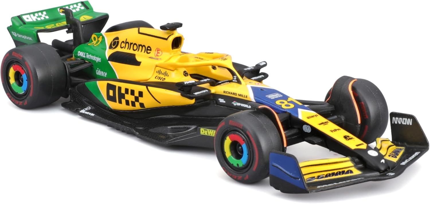 Bburago F1 McLaren MCL38 #4 Monaco GP - 1:43 Diecast Model - Wild Willy