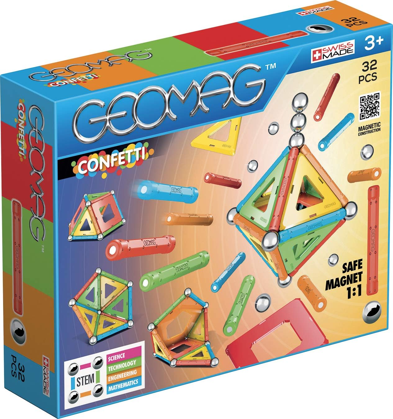 GEOMAG Confetti 32 Pcs