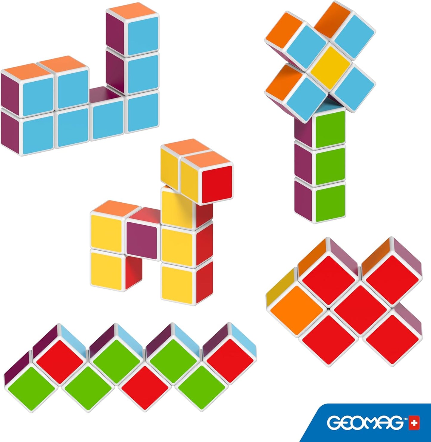 GM Magic Cube Art Building Crystal 8PC