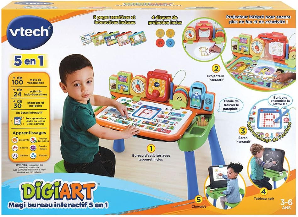 Vtech DIGIART MAGI BUREAU INTERACTIF 5 EN 1