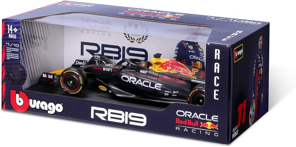 Bburago F1 Oracle Red Bull Racing RB19 Verstappen - 1:18 Diecast Model - Wild Willy