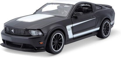 MAISTO Ford Mustang Boss 302 Black 1:24 Diecast Model - Wild Willy