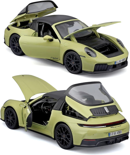 Maisto 1:18 Diecast 2025 Porsche 911 (992.2) Targa 4 GTS Hybrid Yellow - Wild Willy