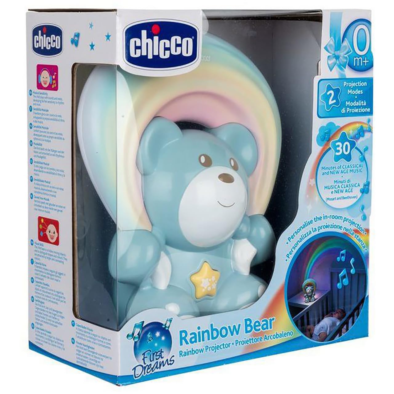 Chicco First Dreams Rainbow Bear Blue
