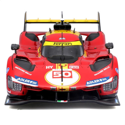 Bburago Signature Ferrari Racing 499P 24H Le Mans Champion 2024 - 1:18 Diecast Model - Wild Willy