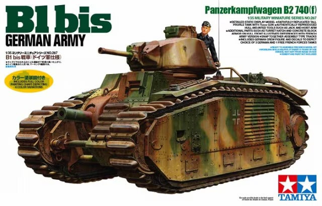 TAMIYA B1 BIS PANZERKAMPFWAGEN B2 740(F) (35287N) - Wild Willy