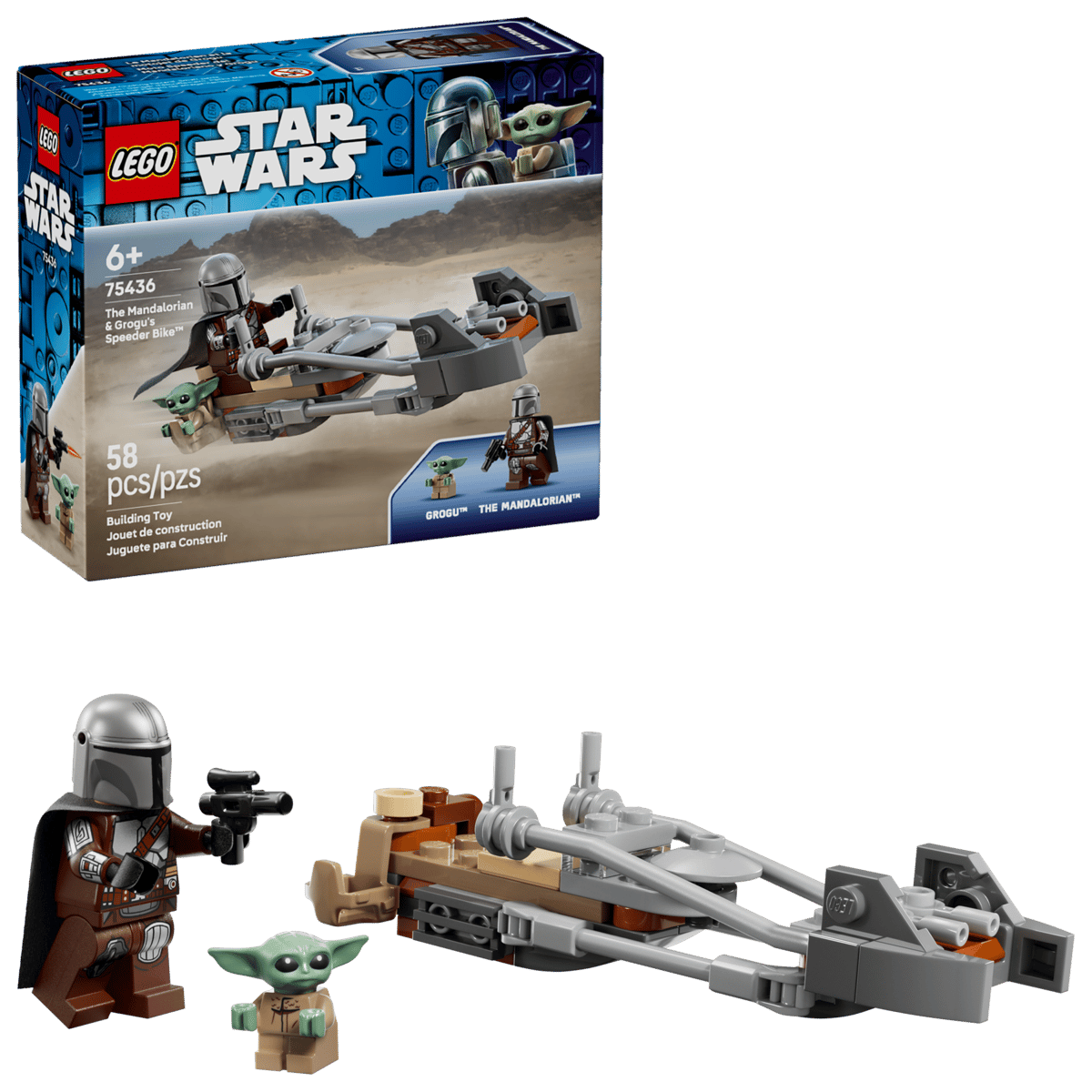 LEGO Star Wars The Mandalorian & Grogu Speeder Bike - Wild Willy