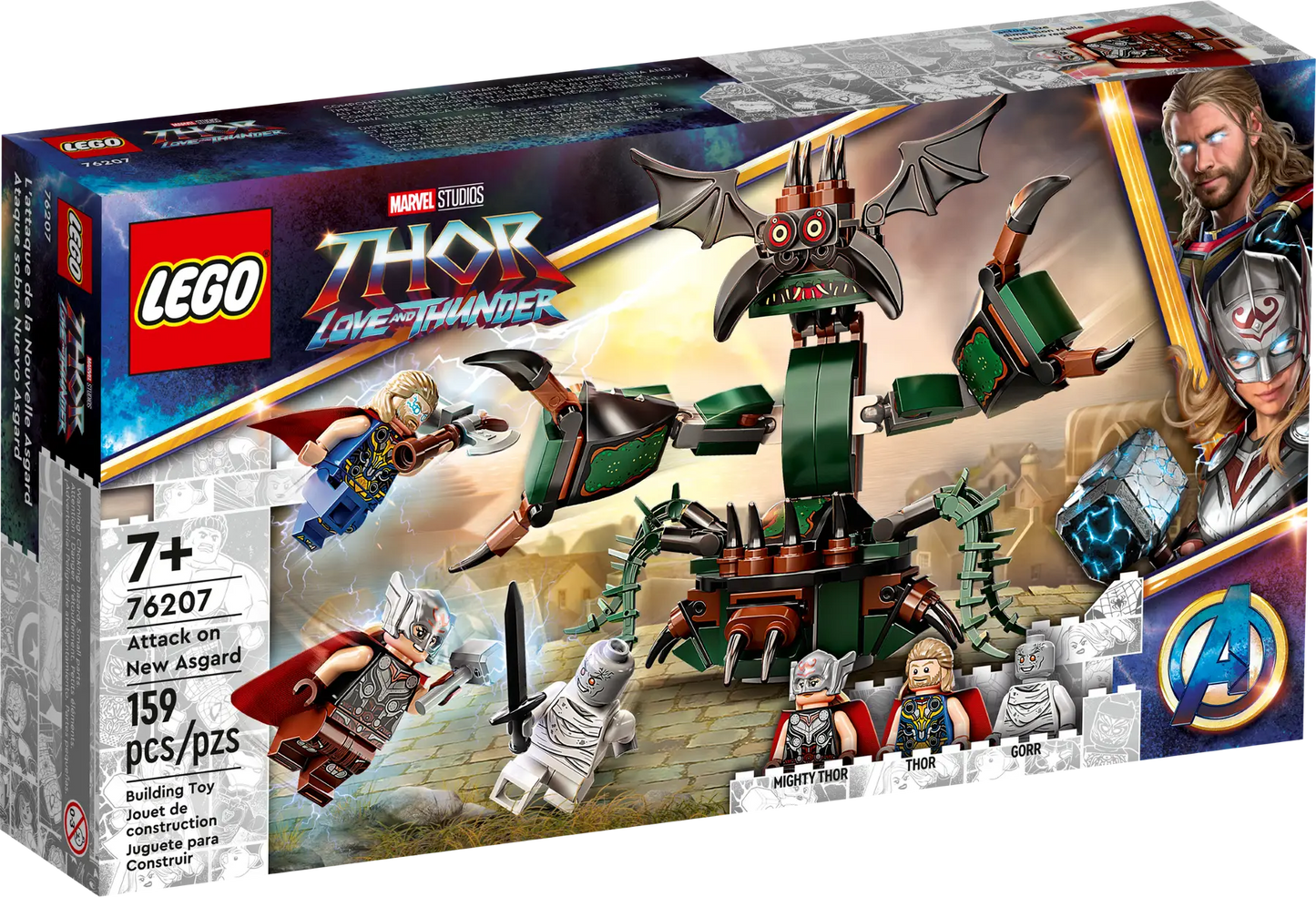 LEGO Marvel Studios Thor Love & Thunder Attack on Asgard