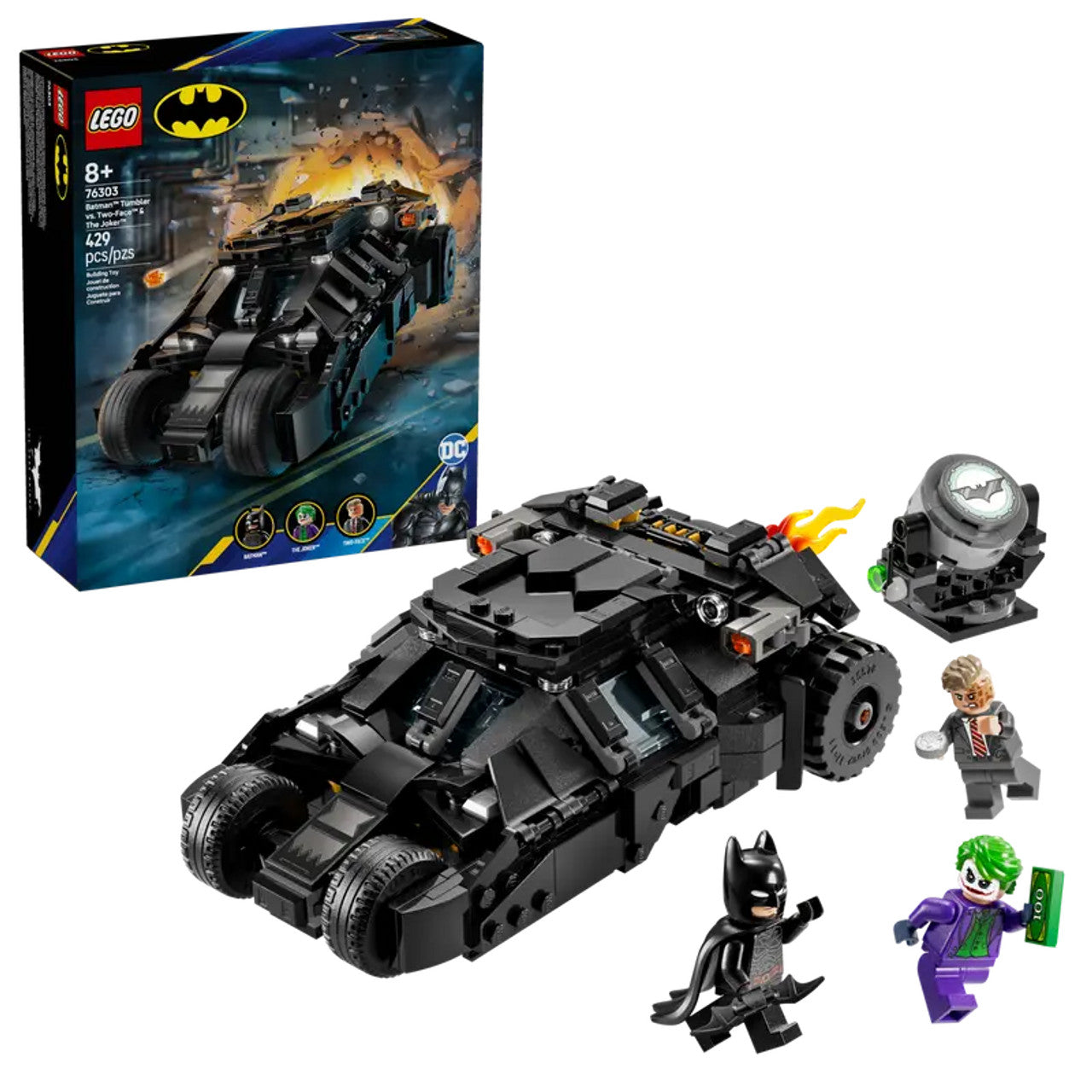 LEGO DC Batman Tumbler vs. Two-Face & The Joker Building Set