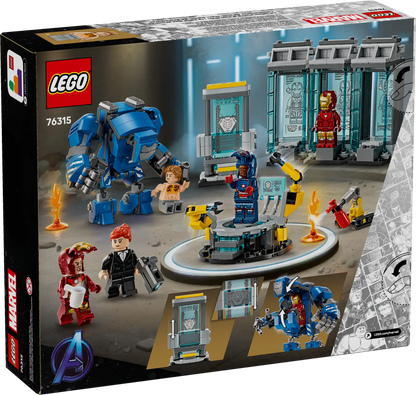 LEGO Marvel Iron Man’s Laboratory Hall of Armour Playset