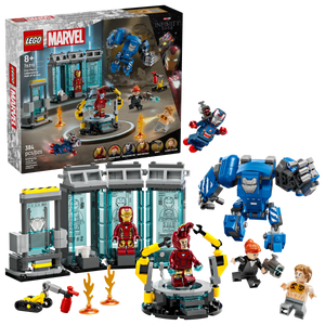 LEGO Marvel Iron Man’s Laboratory Hall of Armour Playset