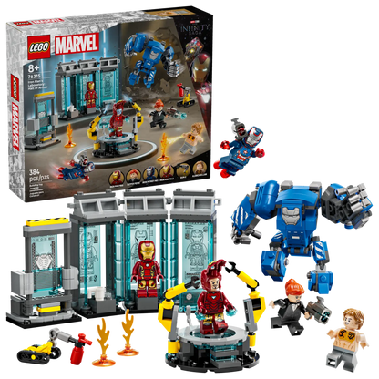 LEGO Marvel Iron Man’s Laboratory Hall of Armour Playset