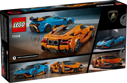 LEGO Speed Lamborghini Revuelto and Lamborghini Huracan STO