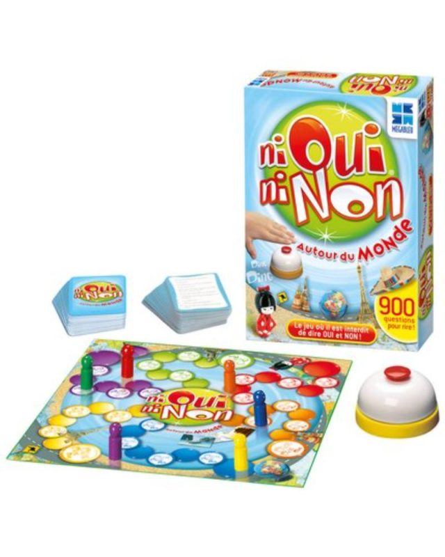 MEGABLEU Ni Oui Ni Non Autour Du Monde Board Game