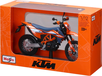 MAISTO 1:12 Die-Cast Model Motorcycle KTM 2023 690 SMC R - Wild Willy