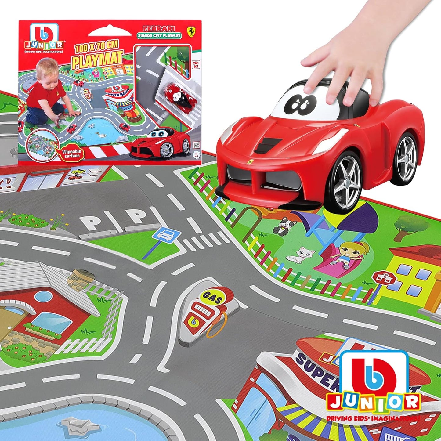 BB Junior Ferrari Junior City Playmat