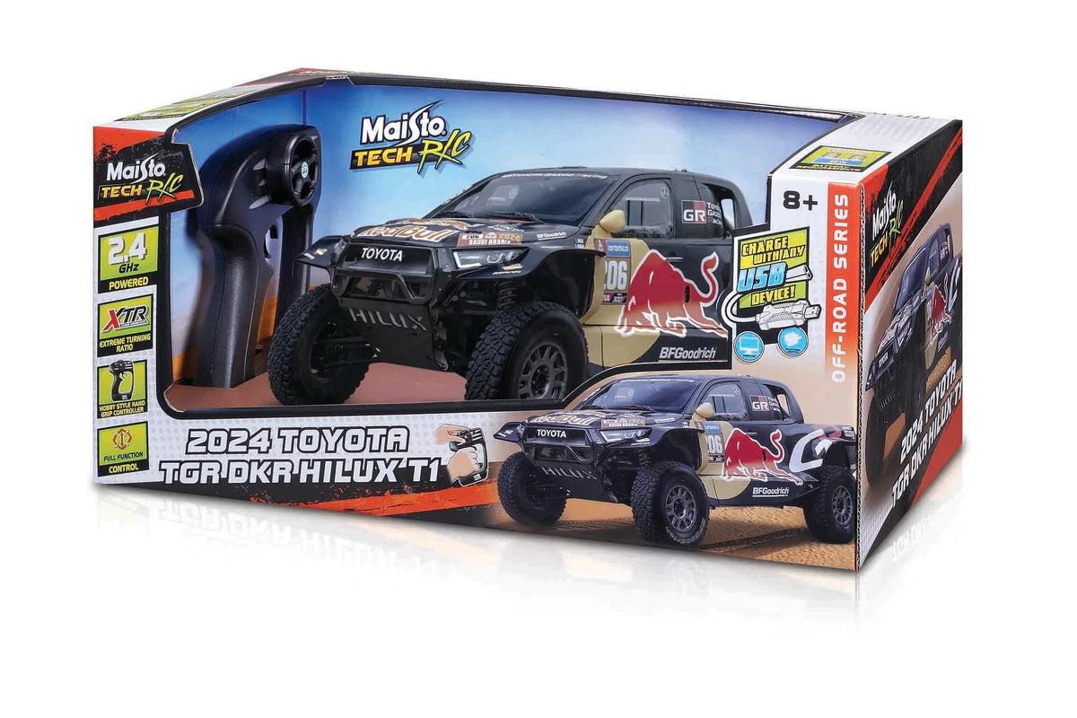 Maisto Tech 2025 Toyota TGR Hilux Dakar Remote Control Toy