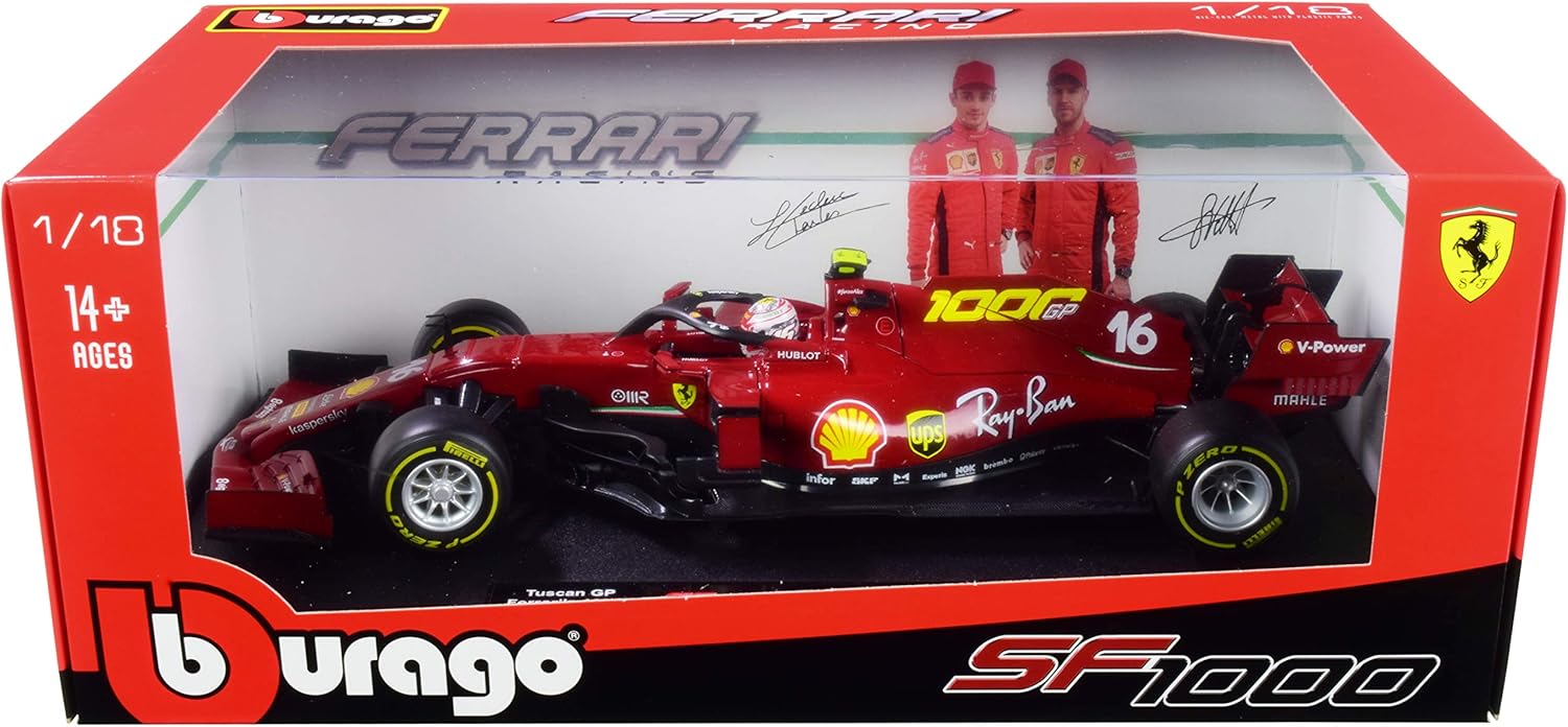 Bburago F1 Ferrari SF1000 C. Leclerc Diecast 1:18 - Wild Willy