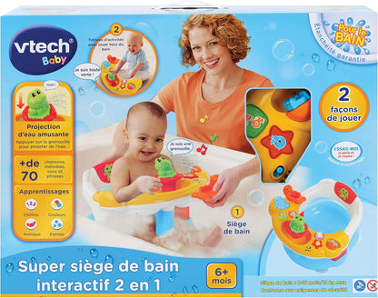 Vtech SIEGE DE BAIN SUPER INTERACTIF 2 EN 1
