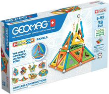 GEOMAG Supercolor Panels 78 Pieces 100% Recycled Plastic