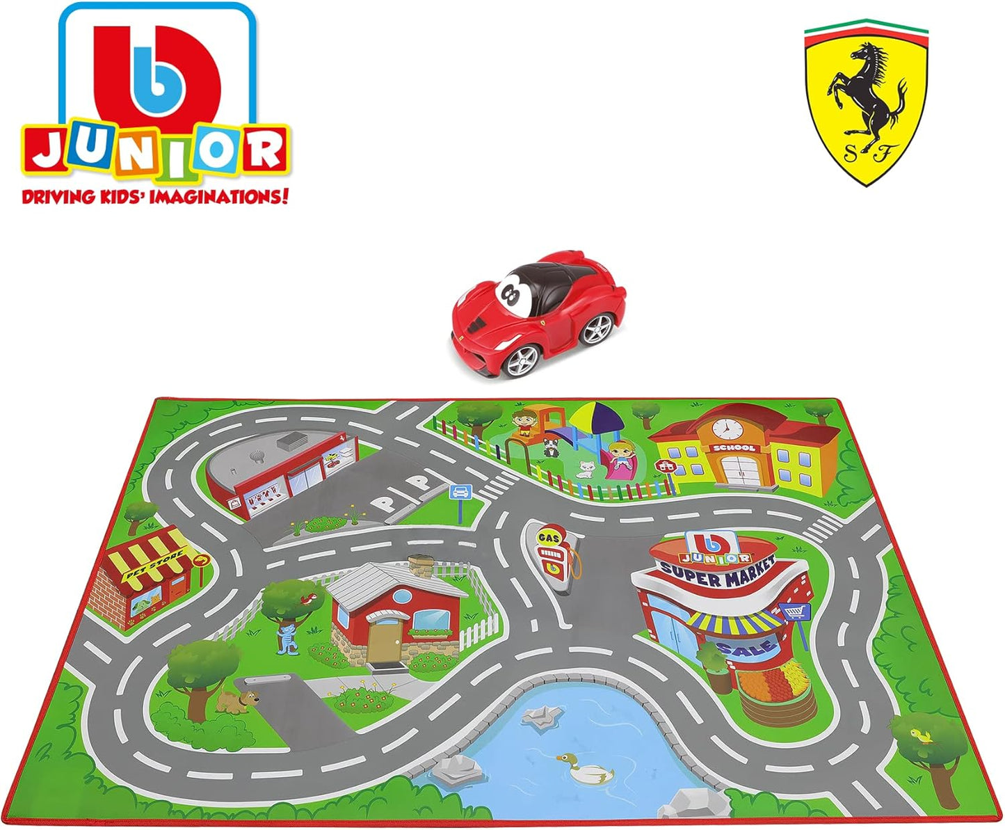 BB Junior Ferrari Junior City Playmat