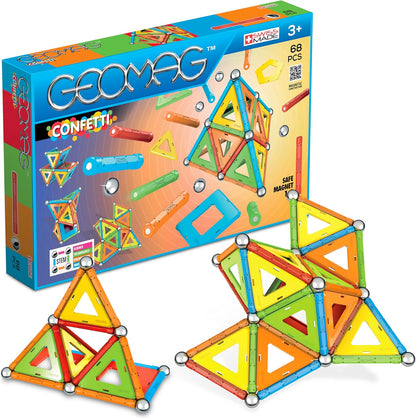 GEOMAG Confetti 68 Piece Set