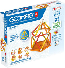 GEOMAG Classic 42-Piece With Storage Box 100% Recycled Plastic