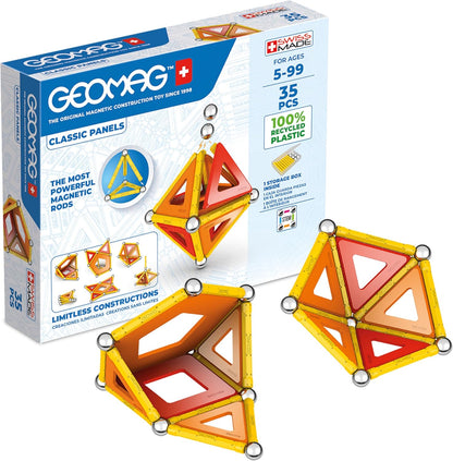 GEOMAG GM Classic Panels 100% Recycled 35 Pieces