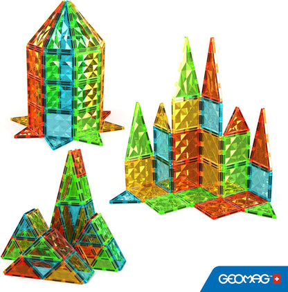 GEOMAG Magnetic Tiles 60 Piece Set