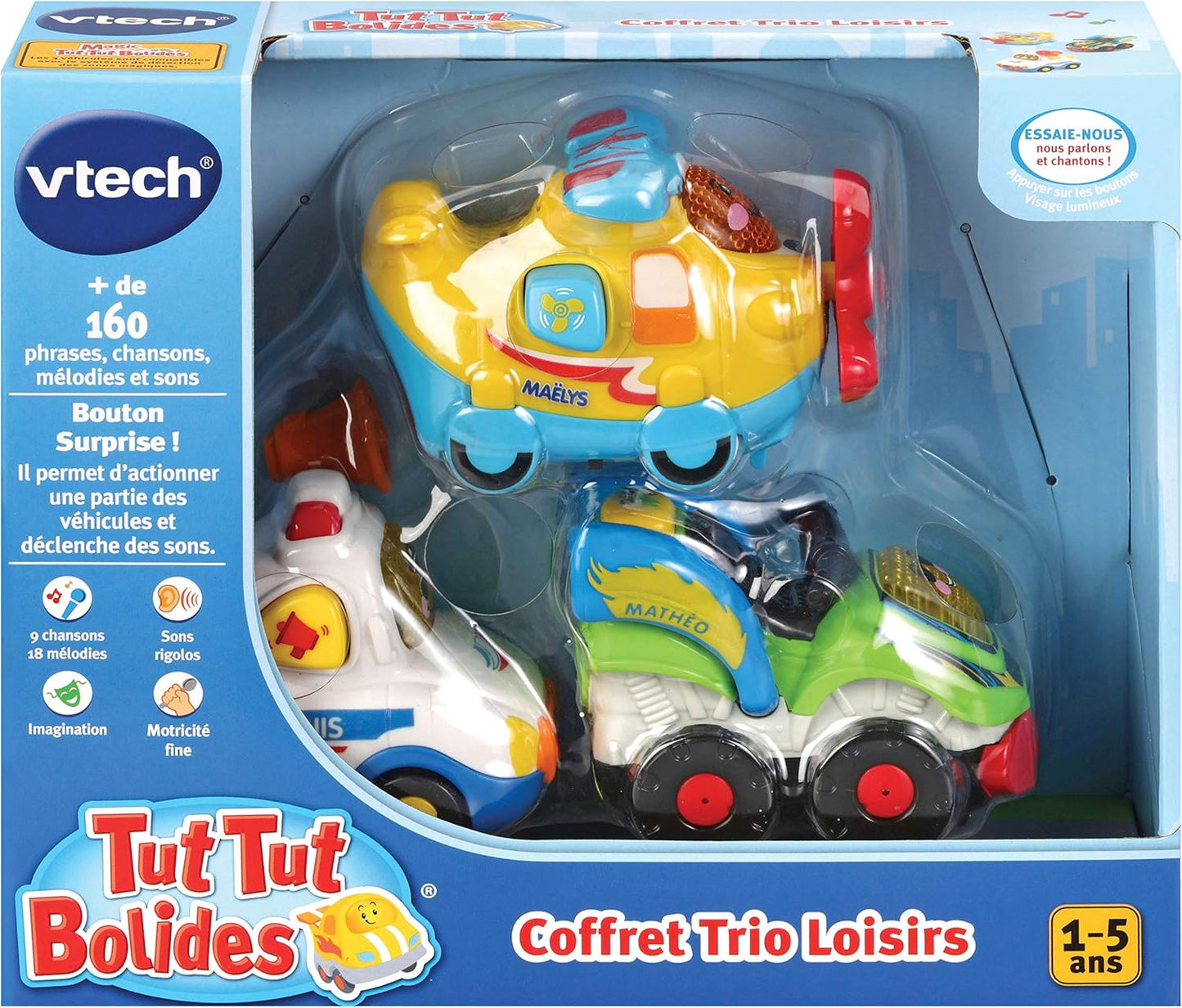 Vtech TUT TUT BOLIDES COFFRET TRIO POLICE