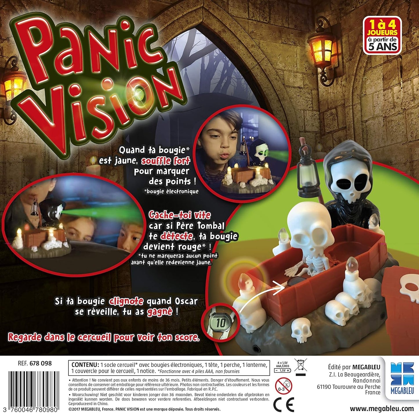 MEGABLEU Panic Vision Blow Out The Candles Game