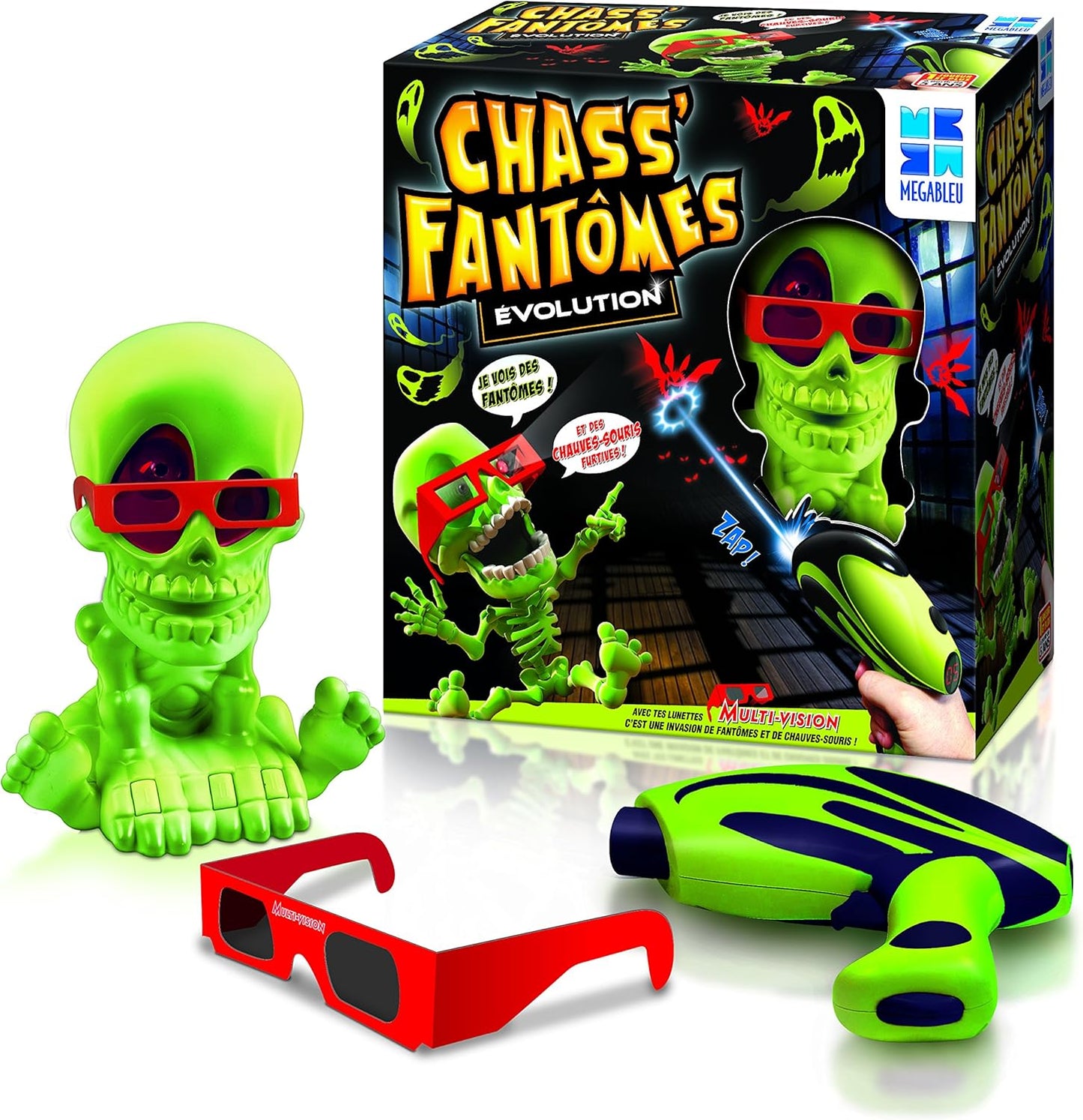 MegaBleu CHASS FANTOMES Evolution Blaster