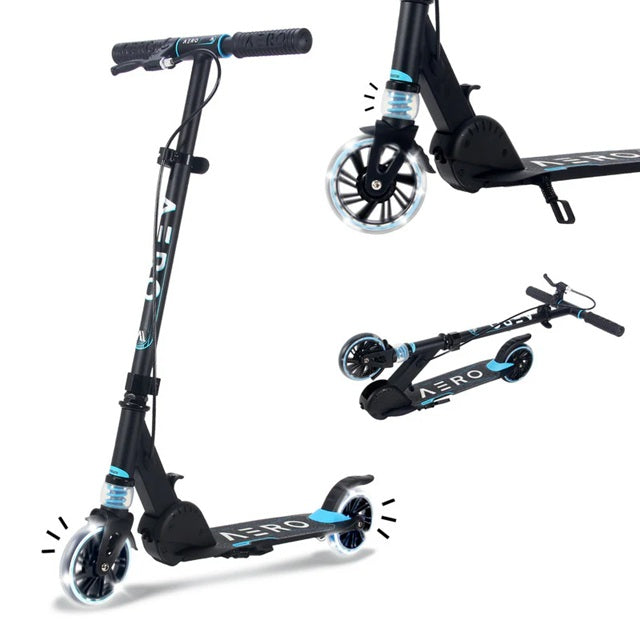 Aero A1 Blue Two Wheel Scooter 120MM