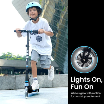 Aero A1 Blue Two Wheel Scooter 120MM